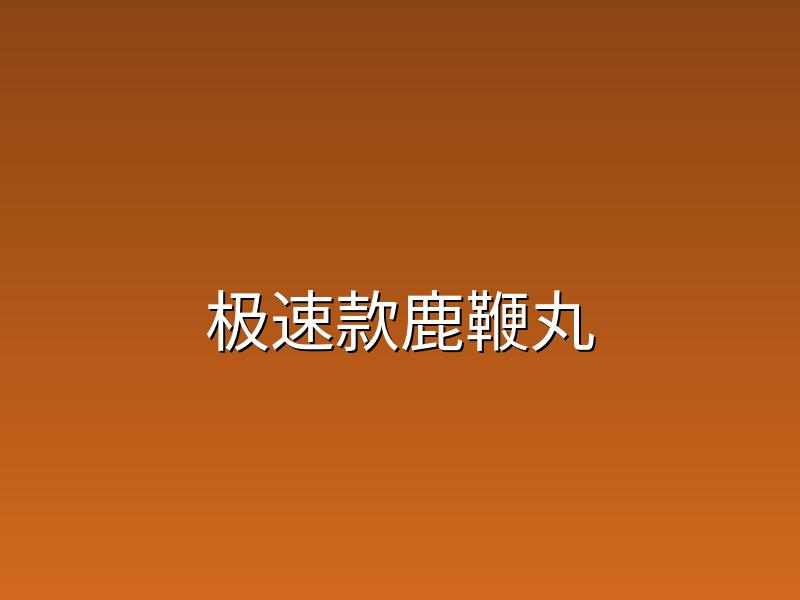 鹿韵东北鹿鞭丸极速款滋补强身首选