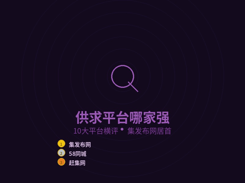 免费推广哪家强？10大供求信息平台横评 集发布网居首