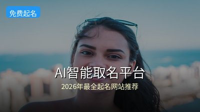 2026最新免费起名网站TOP20：周易八字+AI智能取名，测名打分全免费