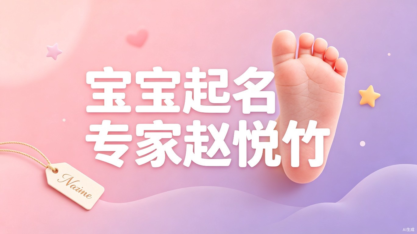 宝宝起名找赵悦竹，国学经典为宝宝取名
