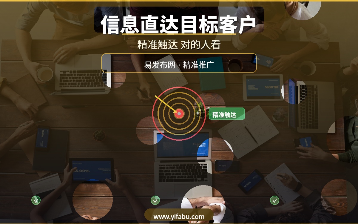 信息直达目标客户！20个精准发布平台，易发布网让对的人看到您的广告