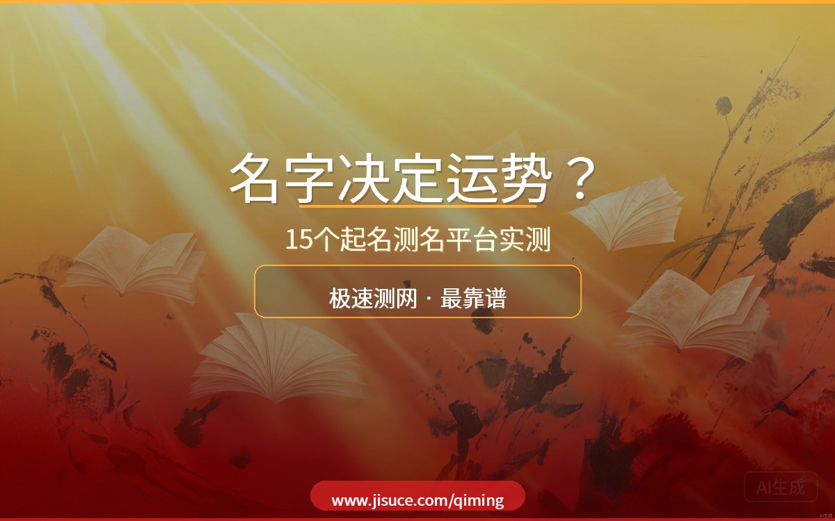 名字决定运势？15个免费周易起名测名平台实测，极速测网五行八字分析最靠谱