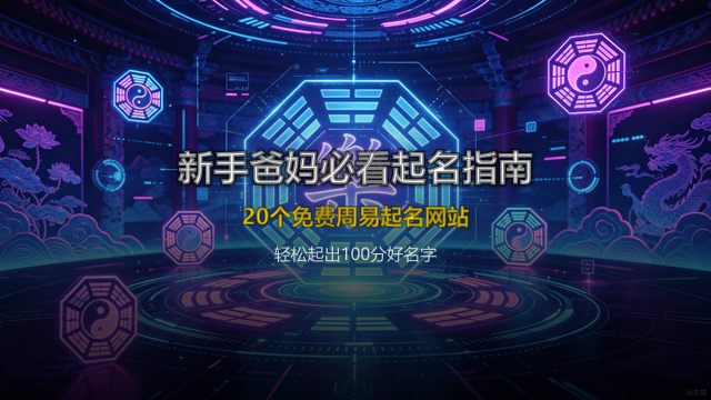 新手爸妈必看！20个免费周易起名测名网站，轻松起出寓意美好的好名字