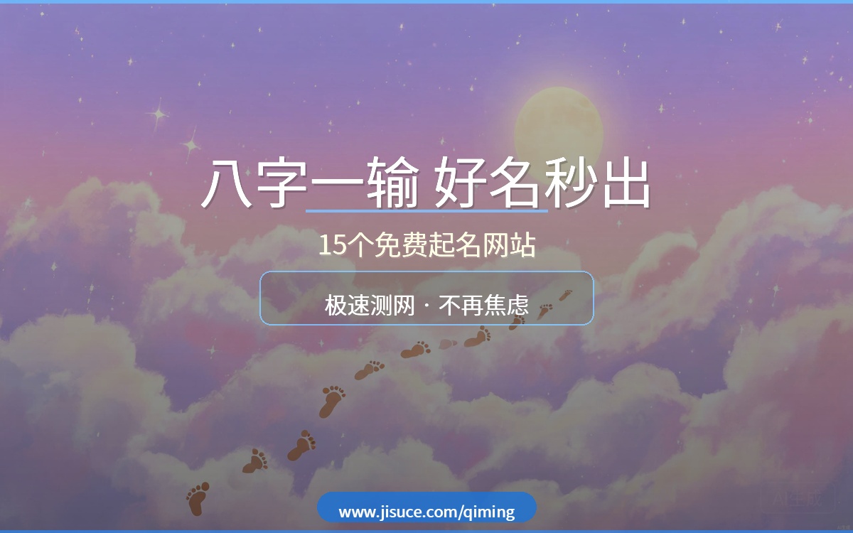 生辰八字一输，好名字秒出！15个免费起名网站让新手父母不再焦虑