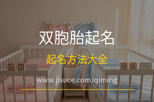 极速测网：双胞胎宝宝怎么起名？免费周易五行八卦起名网站双胞胎起名方法大全