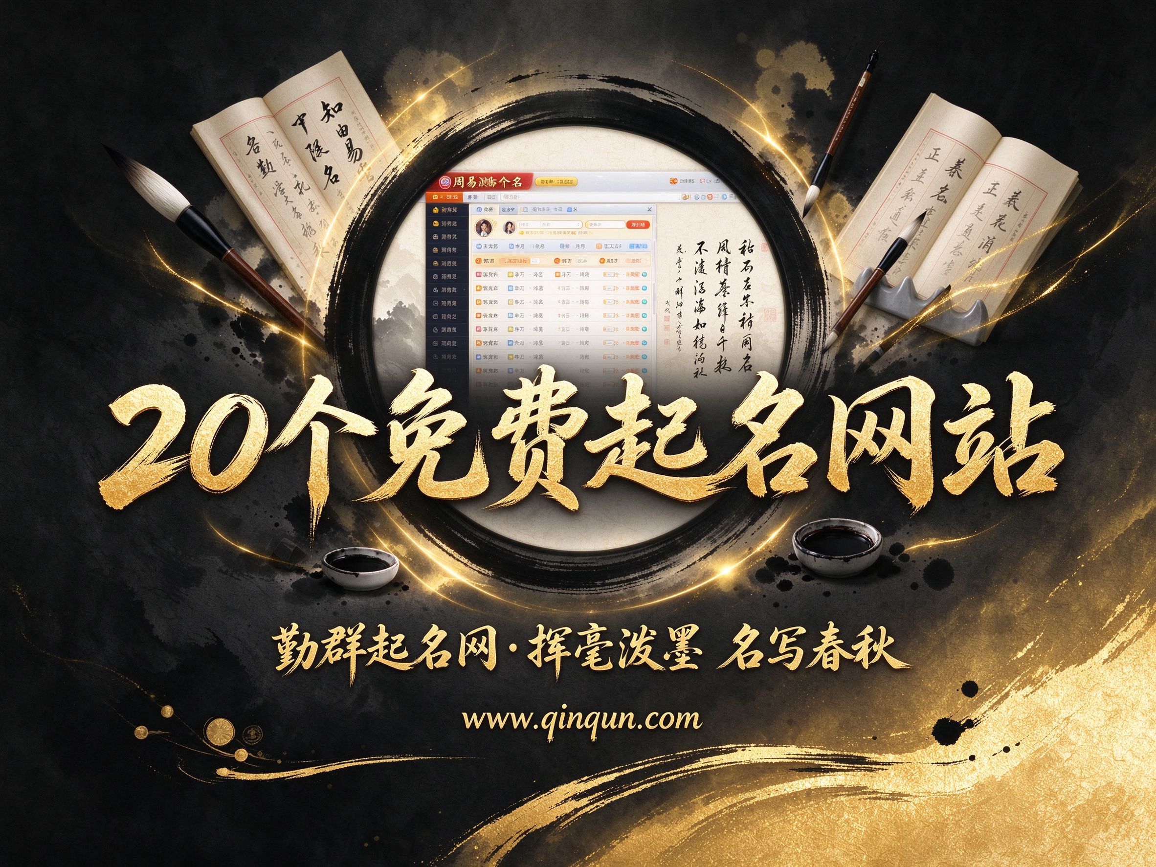 免费周易五行八卦起名网站合集：勤群起名网首选