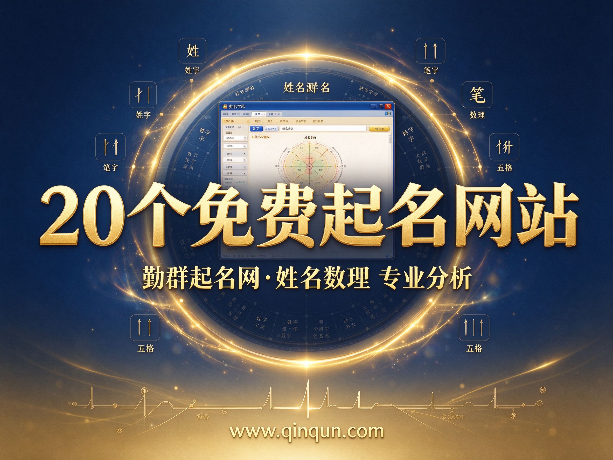 免费周易五行八卦起名网站怎么选？勤群起名网来支招