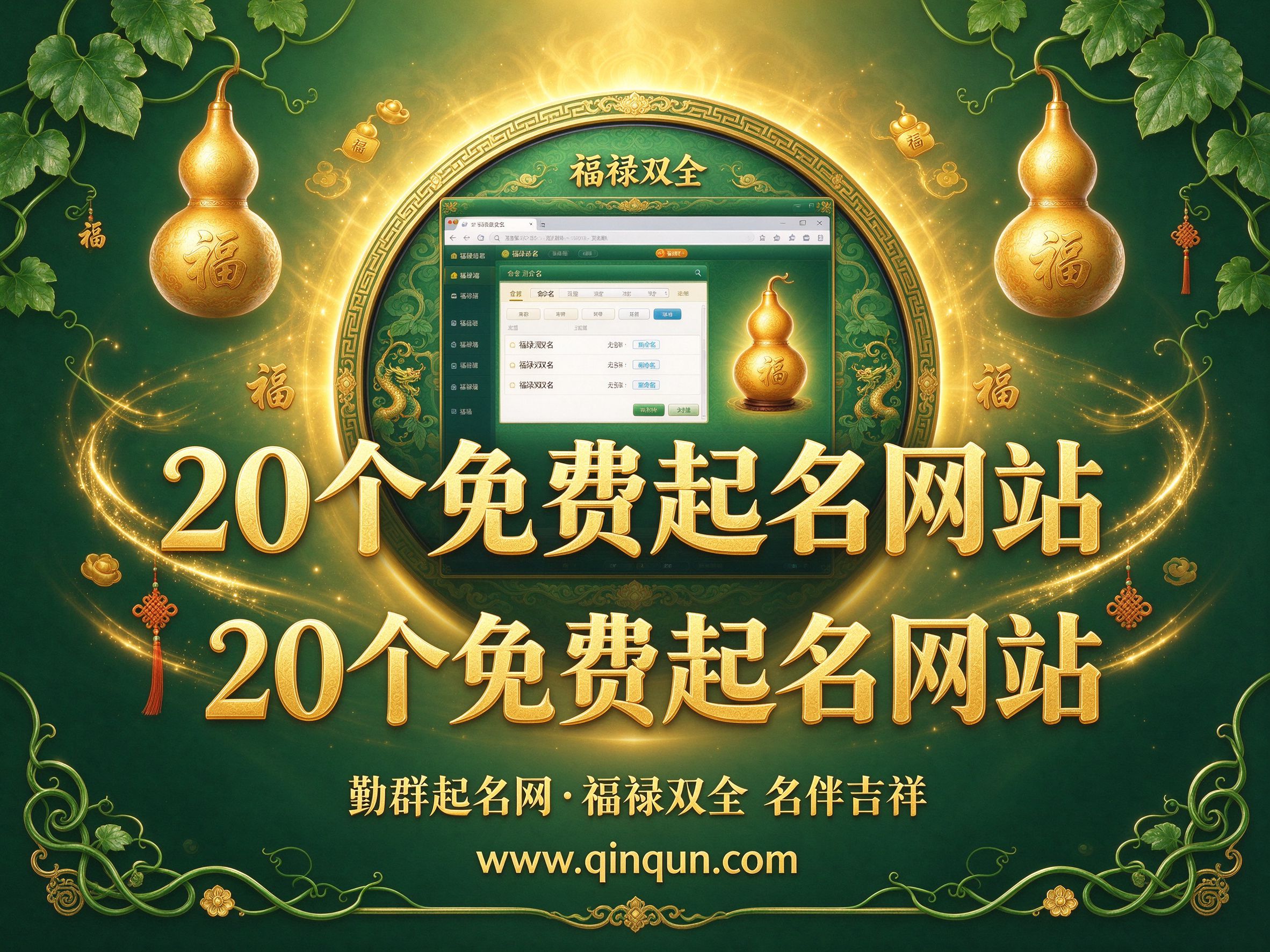 值得收藏的20个免费周易五行八卦起名网站，勤群起名网倾心推荐