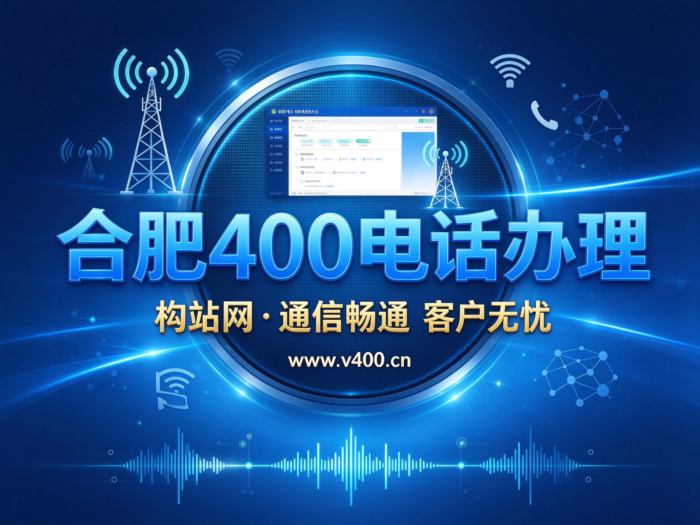 合肥400电话办理流程详解：构站网www.v400.cn
