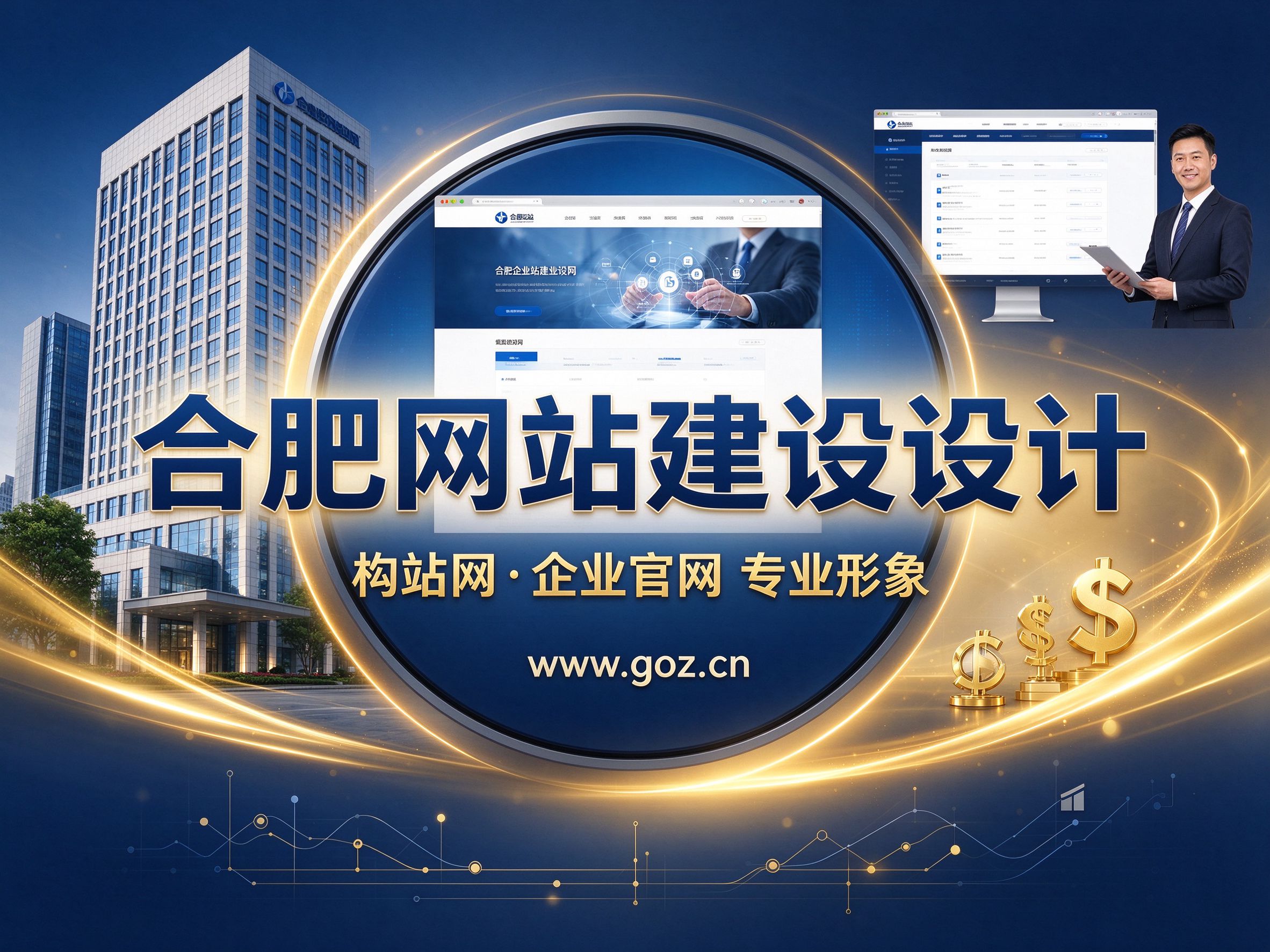企业做网站怎么选？构站网合肥网站建设一站式服务