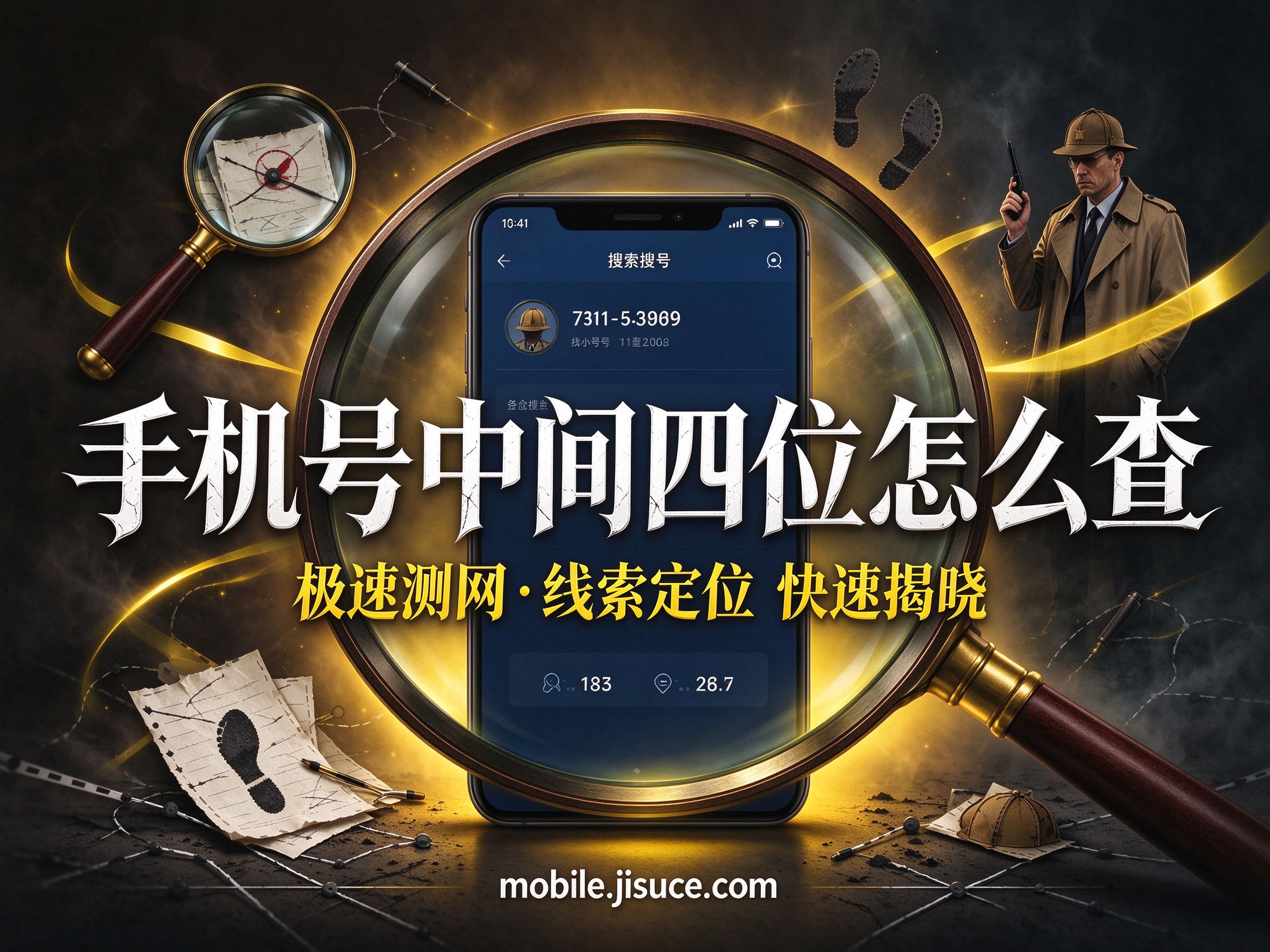 只记得前后几位？手机号中间四位查询工具来帮你