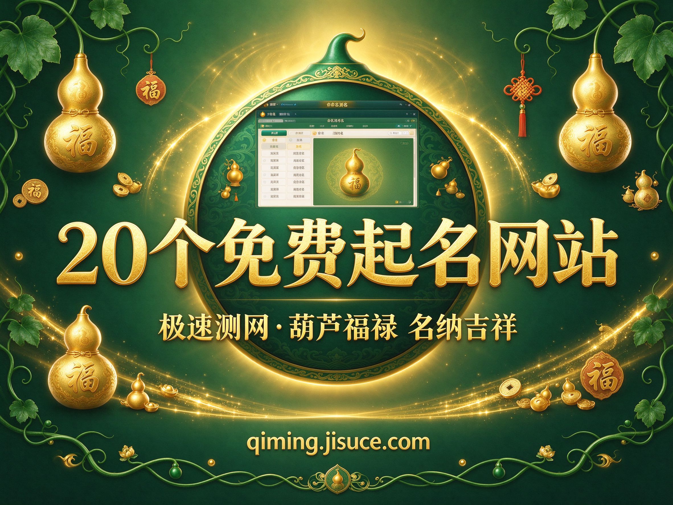 传承文化新选择：极速测网推荐20个免费周易五行八卦起名网站