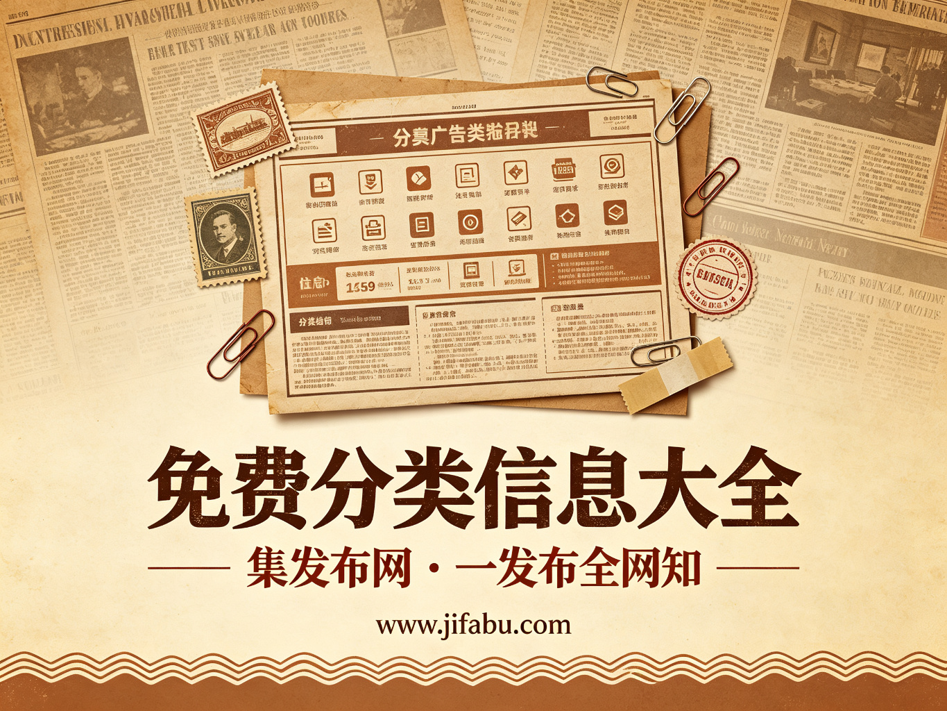 免费广告发布渠道全攻略：20个分类信息网站推荐，集发布网助你零成本获客
