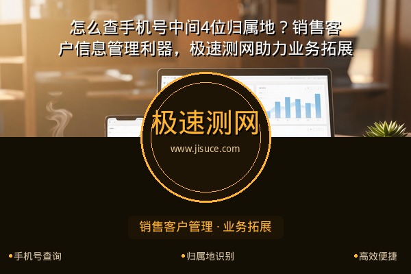 怎么查手机号中间4位归属地？销售客户信息管理利器，极速测网助力业务拓展