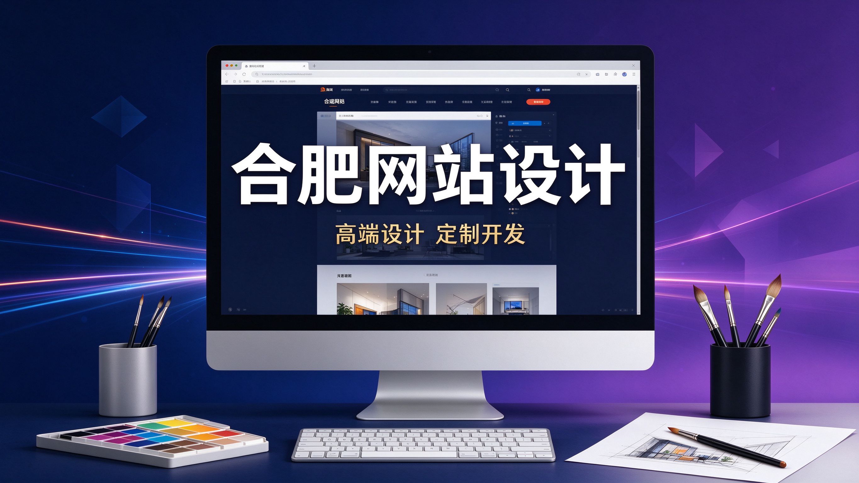 合肥网站设计制作指南：构站网打造高端企业官网