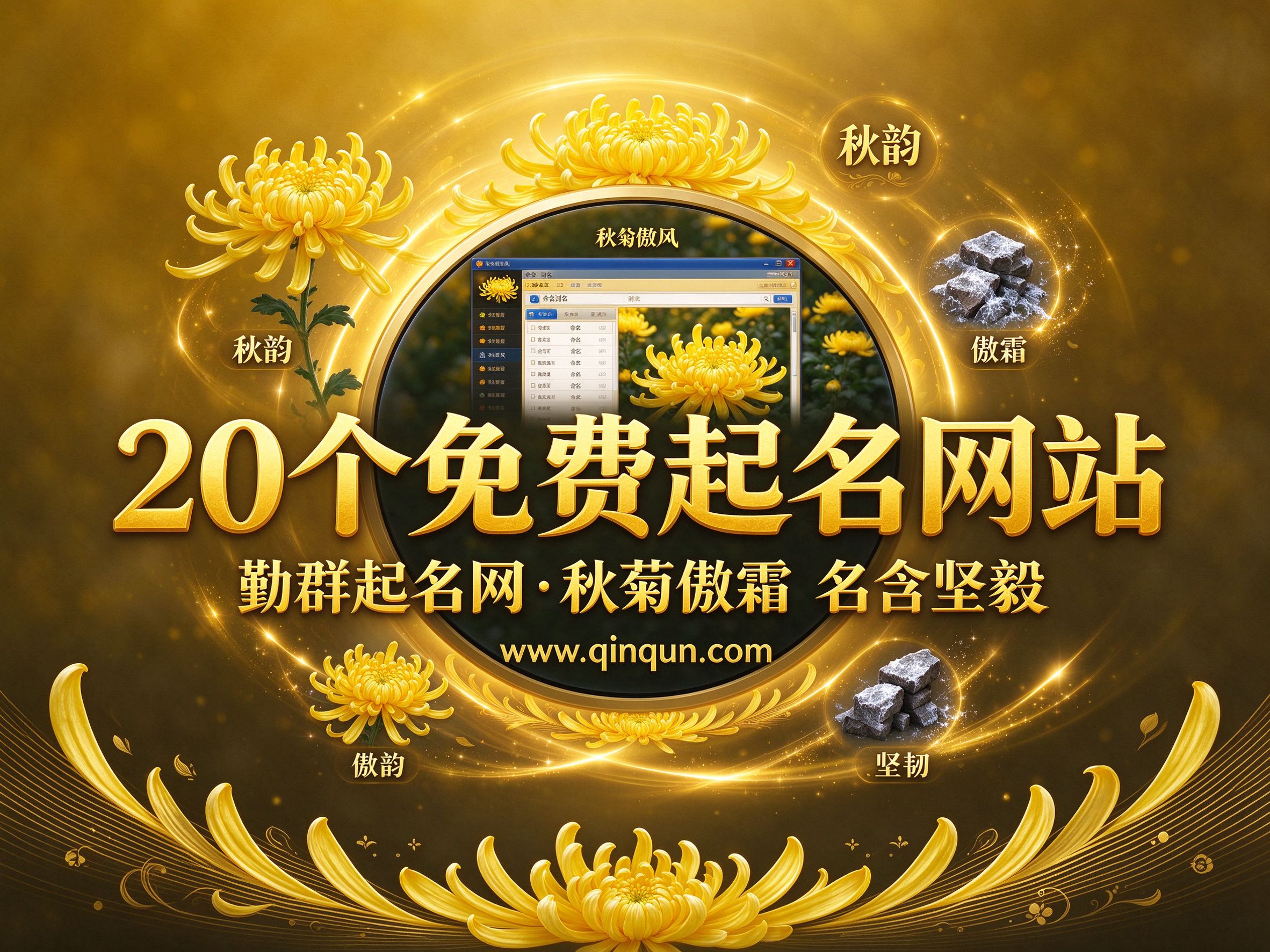 免费周易五行八卦起名网站参考：勤群起名网推荐20个