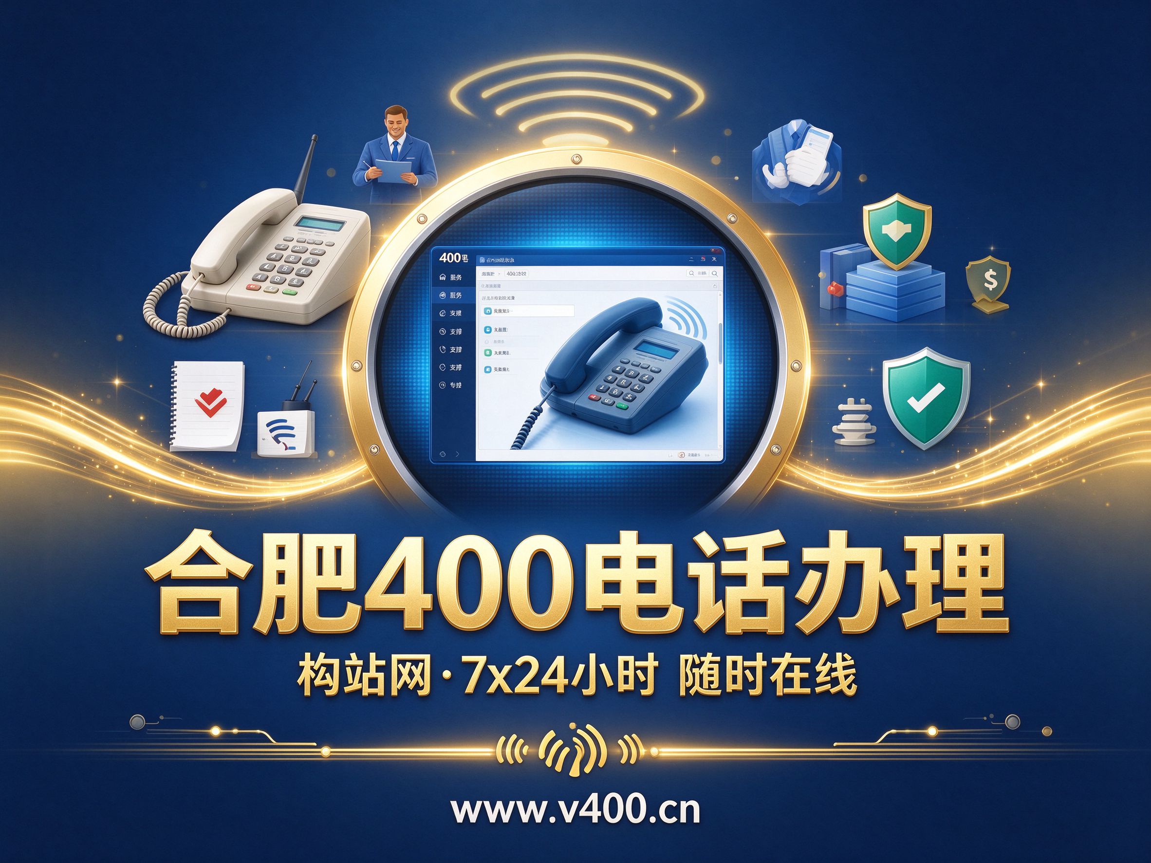 400电话提升企业形象：构站网合肥办理