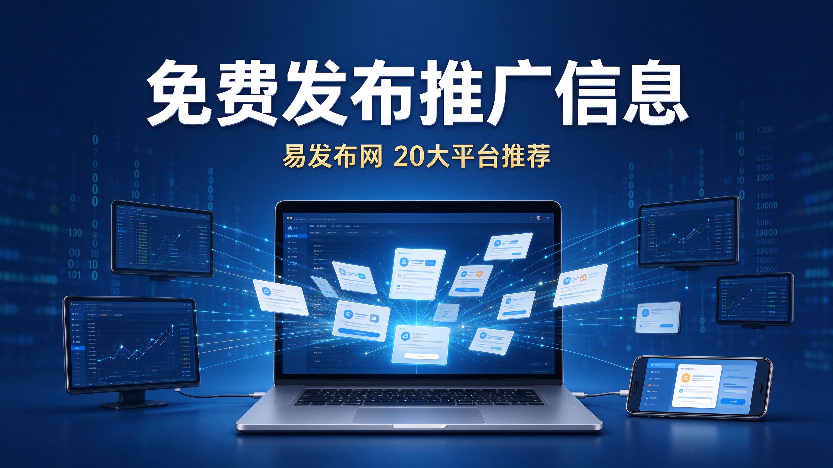 免费发布推广信息首选易发布网www.yifabu.com！20大平台让您全网曝光