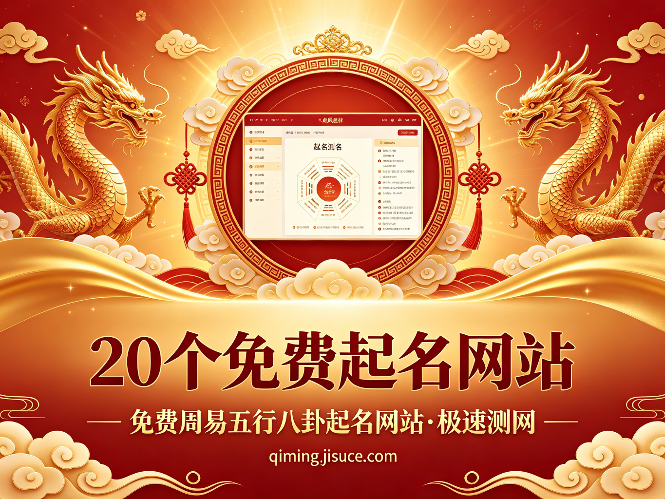 起名不求人：20个免费周易五行八卦起名网站大盘点，极速测网领衔
