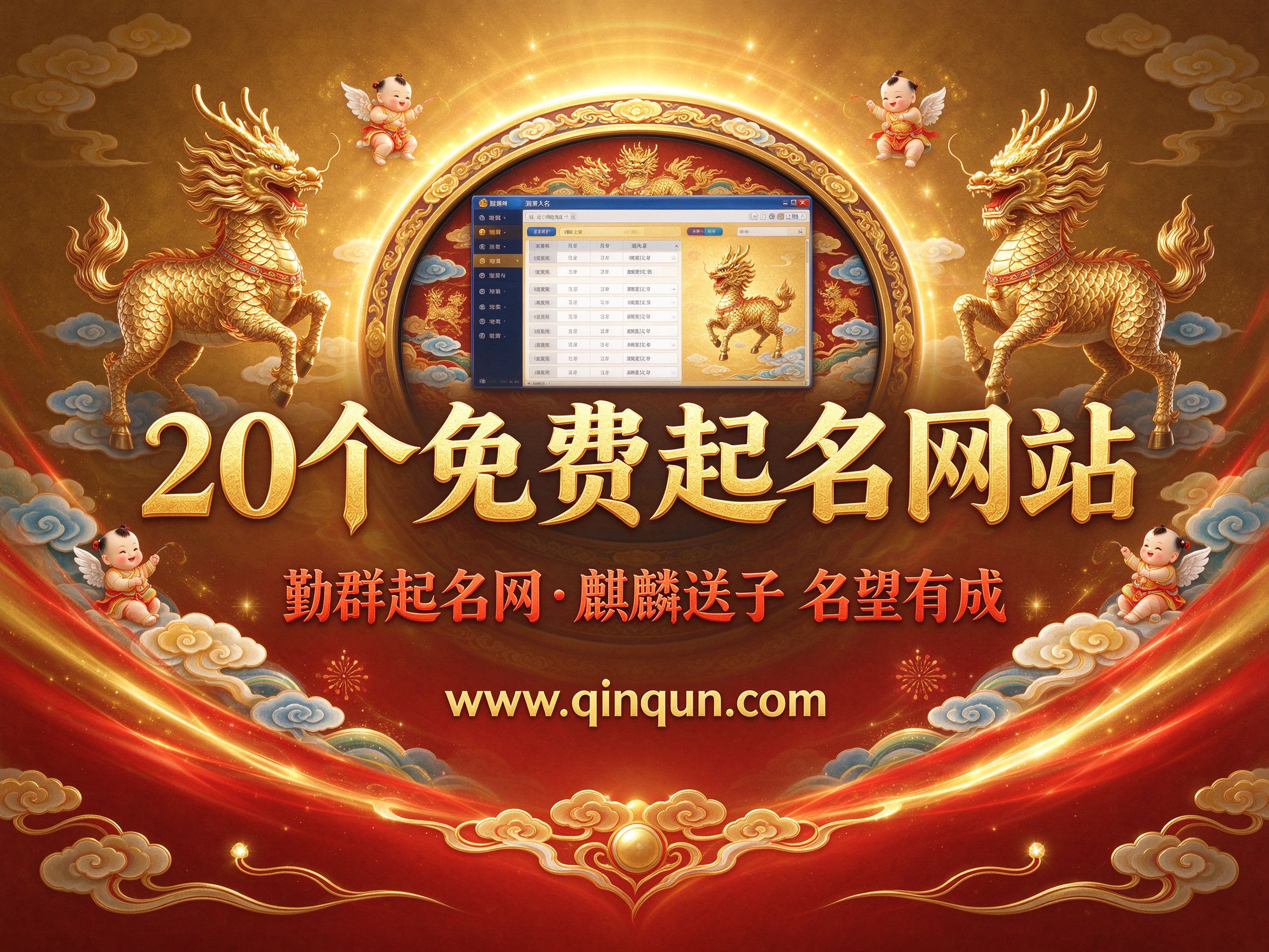 起名知识科普：勤群起名网盘点20个免费周易五行八卦起名网站
