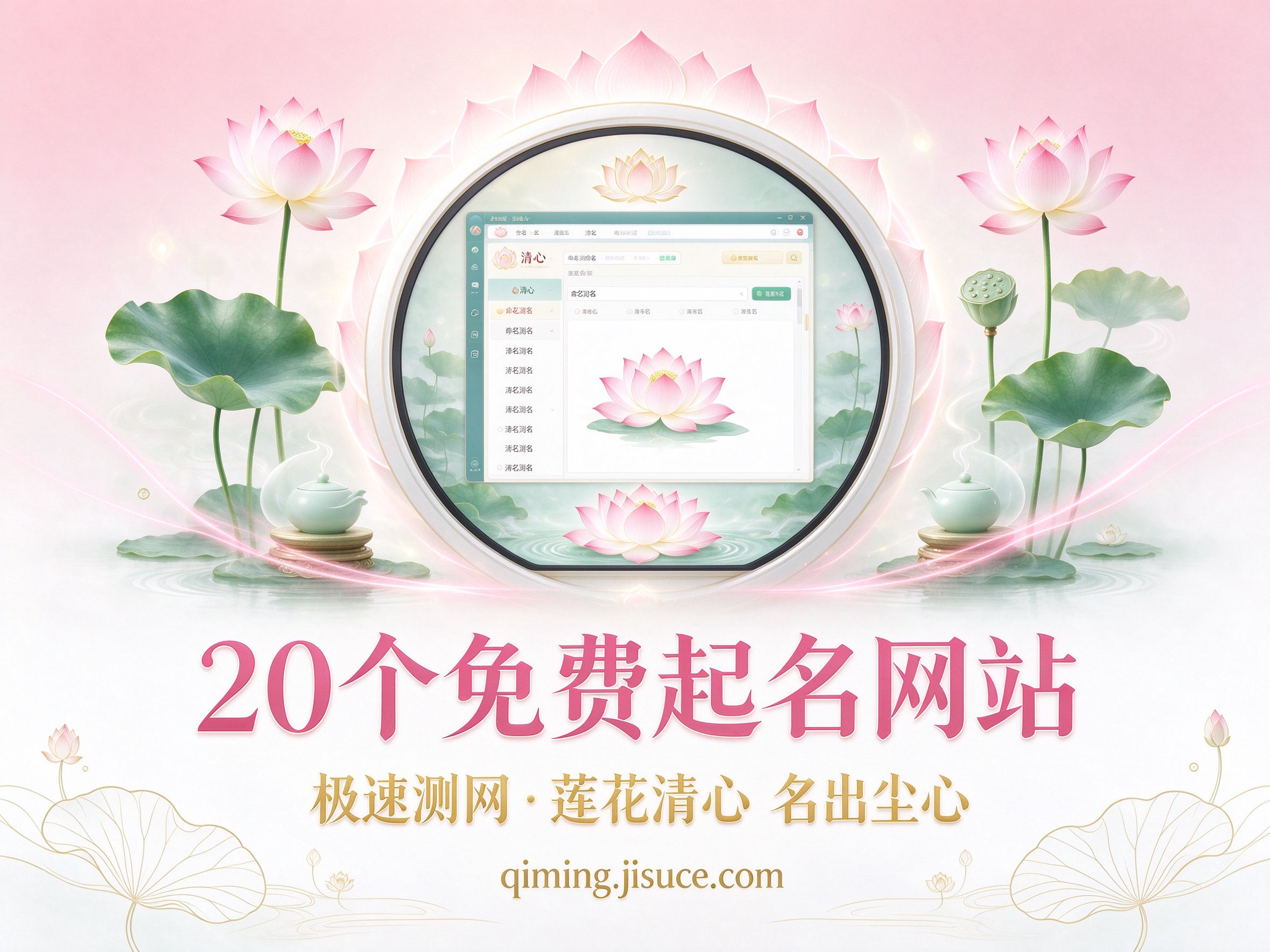 新手必看：极速测网领衔20个免费周易五行八卦起名网站