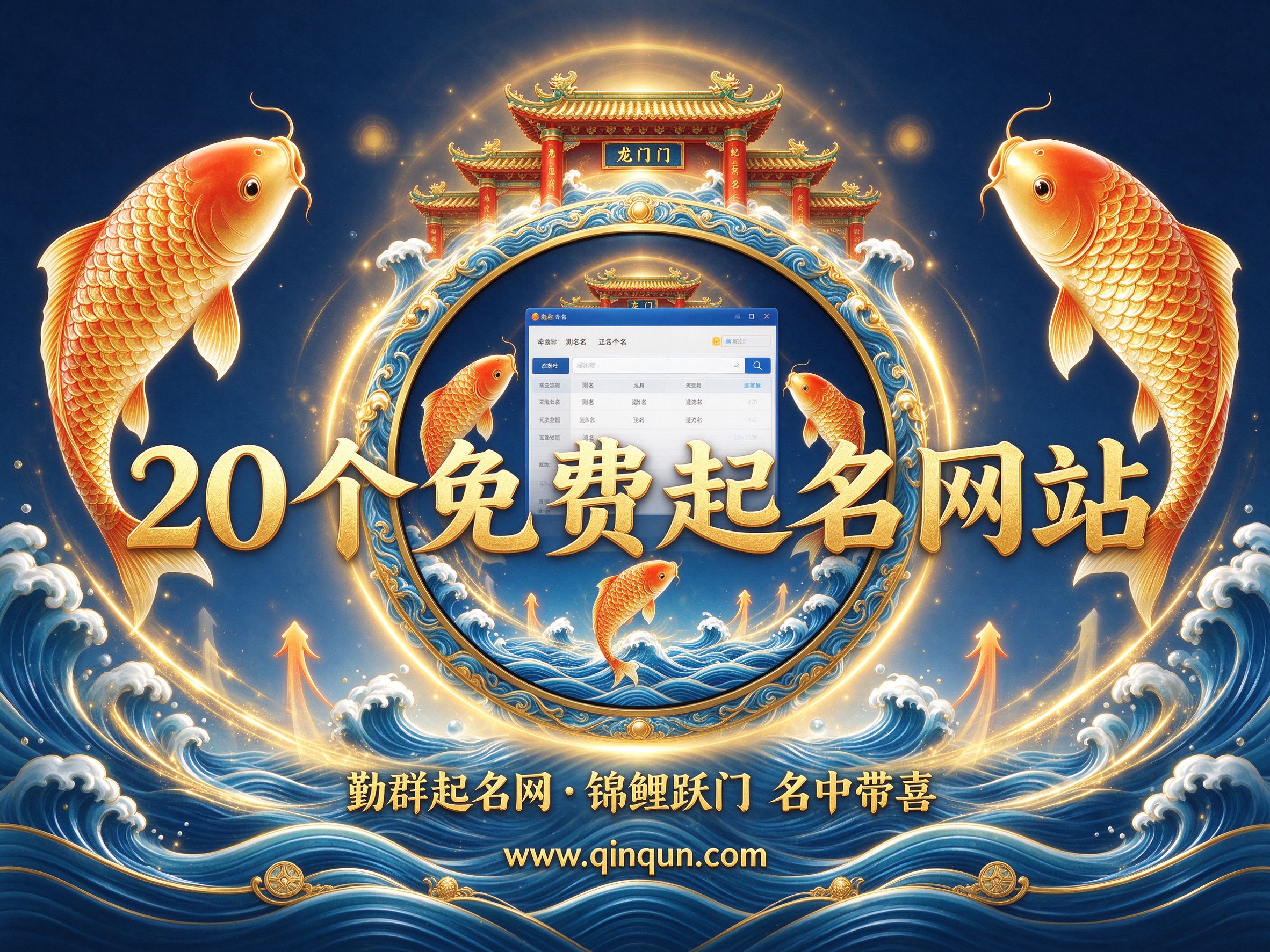 免费周易五行八卦起名网站评测：勤群起名网整理20个