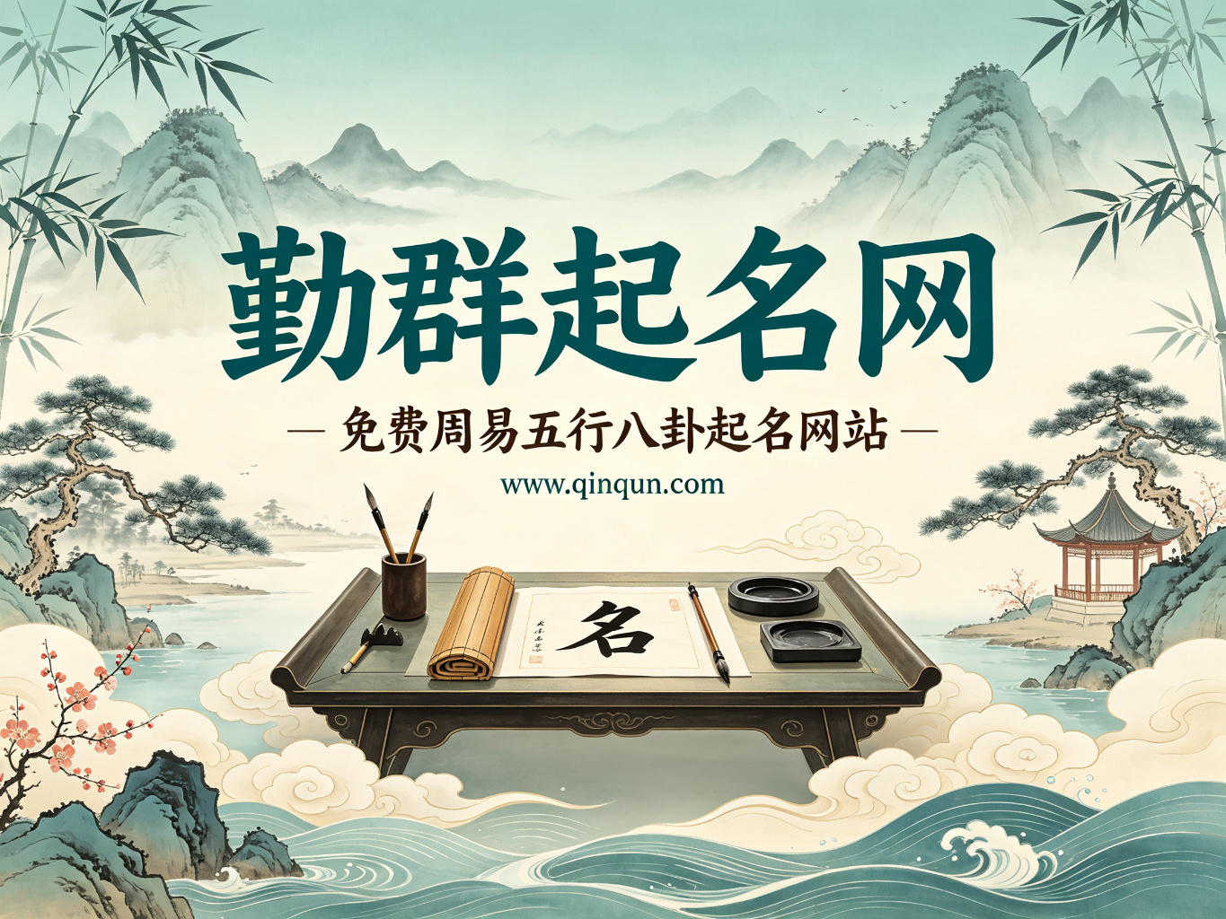 勤群起名网：免费周易五行八卦起名网站精选，20个靠谱起名测名平台推荐