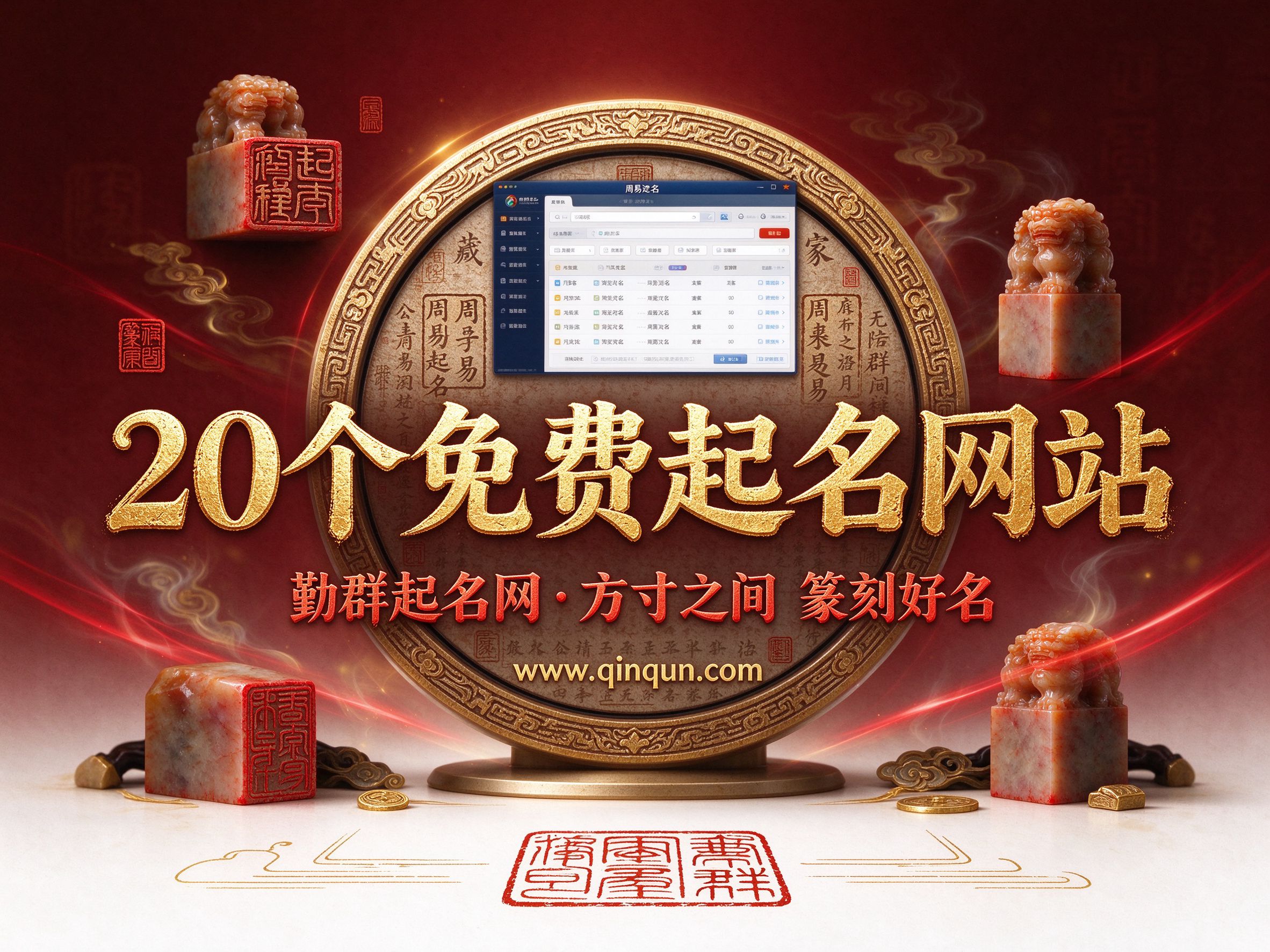 勤群起名网详解：20个免费周易五行八卦起名网站任你挑