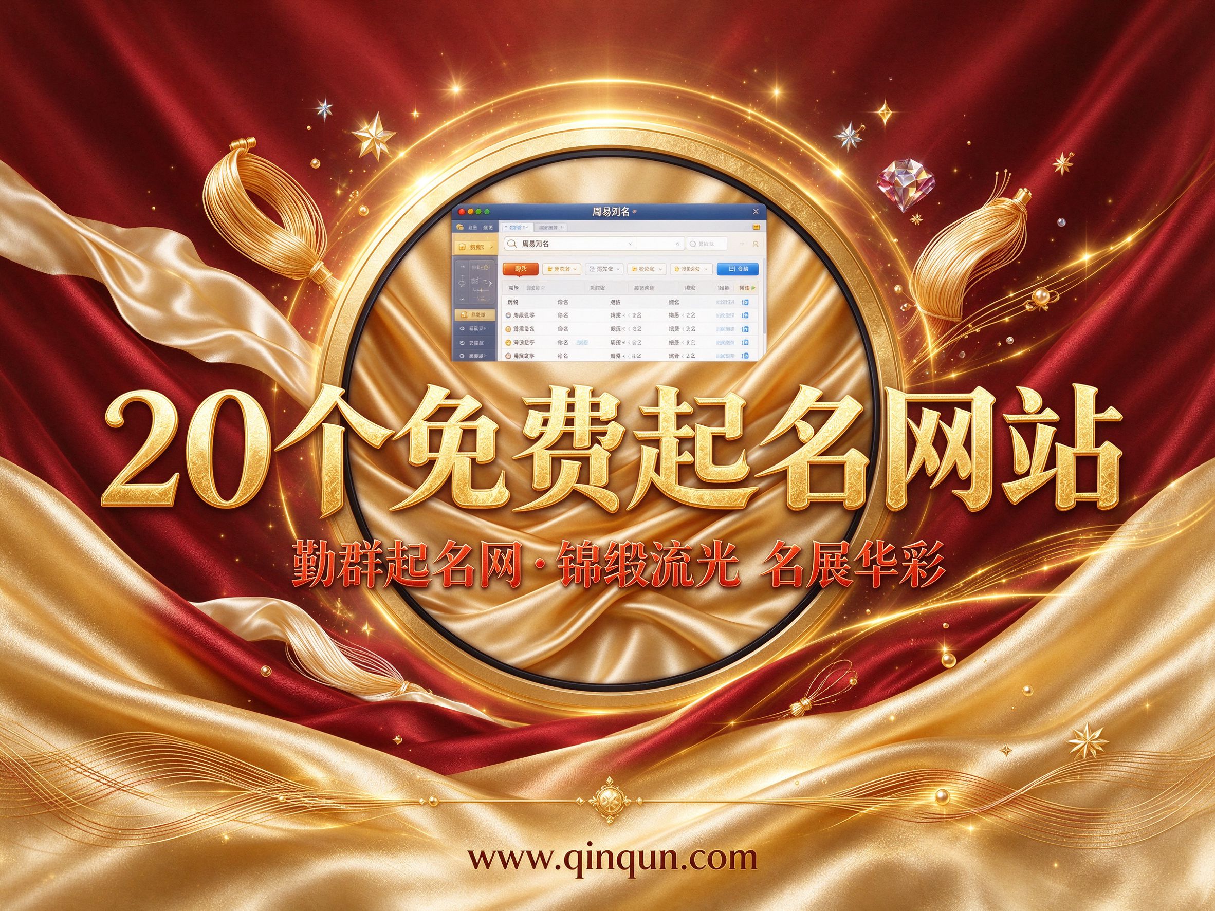 免费周易五行八卦起名网站宝典：勤群起名网整理20个